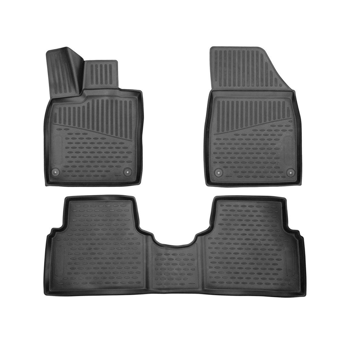 Volkswagen ID.3 Floor Mats - Omac - Rubber TPE 3 Pcs - Black Volkswagen ID.3 Floor Mats - Omac - Rubber TPE 3 Pcs - Black